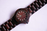 WeWood Red Wood Quartz Watch | 40mm Men's Wooden Wristwatch