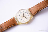 1994 Swatch GK196 HASELNUSS montre | Retro Brown 90S Swatch Gant montre