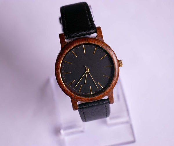 2018 Nero Di Legno Della Vigilanza Del Mens Superi Di Marca Di Lusso Movimento Al Quarzo Della Vigilanza Del Quarzo Con Il Nero Di Legno Della Cinghia Relojes De Hombre 2018 Nero Di Legno Della Vigilanza Del Mens Superi Di Marca Di Lusso Movimento Al Quarzo Della Vigilanza Del Quarzo Con Il Nero Di Legno Della Cinghia Relojes De Hombre
