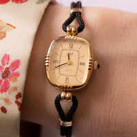 Vintage Jaz Dress Watch for Ladies | Gold-tone French Wristwatch