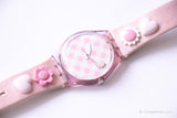 1999 Swatch Gp111 muus muus montre | Vintage rose rare Swatch montre