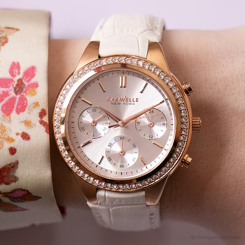 Gold Damenuhr Caravelle New York Caravelle New York Caravelle Uhr