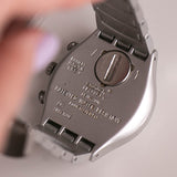 Swatch Ironie Chronograph YCS4006AG Pluie de congélation montre Acier inoxydable AG 1999