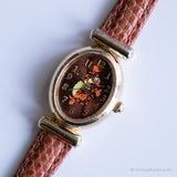 Pequeño tigger vintage reloj para ella | Winnie the Pooh Tono dorado reloj