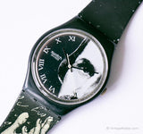 1992 Swatch GB149 mirada reloj | Piero Fornasetti 90 Swatch Caballero reloj