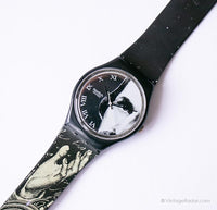1992 Swatch GB149 GLANCE Watch | Piero Fornasetti 90s Swatch Gent Watch