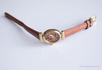 Pequeño tigger vintage reloj para ella | Winnie the Pooh Tono dorado reloj