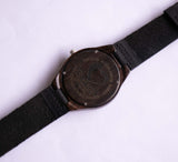 Madera negra minimalista grabada reloj | Regalo de la madre para hijo