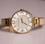Anne Klein Cuarzo de tono de oro reloj Vintage | Anne Klein Brazalete reloj