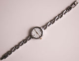 Minimalistischer Silber-Ton Anne Klein Quarz Uhr Für Frauen Vintage