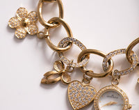 Vintage Anne Klein Bracelet Watch | Gold-tone Designer Watch