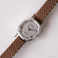 Vintage Tiny Adora Uhr für sie | Damen Silberton-Kleid Uhr