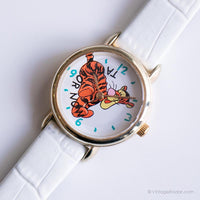 Bianco vintage Disney Orologio da polso per donne | Tigger Watch di Timex