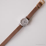 Vintage Tiny Adora Watch for Her | Ladies Silver-tone Dress Watch