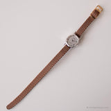 Vintage Tiny Adora reloj para ella | Vestido de tono plateado de damas reloj