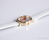 Vintage White Disney Armbanduhr für Damen | Tigger Uhr durch Timex