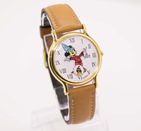 Disney Sorcier Mickey Mouse Lorus V803-0110 R0 montre Ancien