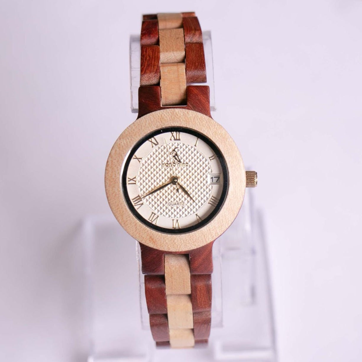 NEW WOMEN\'S BOBOBIRD GENUINE WOOD / SILICONE WATCH BOBO BIRD 44mm Bamboo Wooden Watch with Green Liberia | Ubuy main image 3