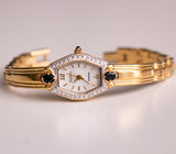 Minuscule vintage Elgin diamant montre Pour les femmes | Occasion de ton or montre