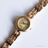 Antiguo Seiko Winnie the Pooh reloj para ella | Tono dorado Disney reloj