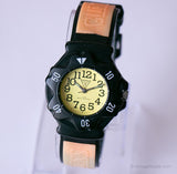 Jahrgang Guess Sportswatch mit gelbem Zifferblatt | Schwarz Guess Uhr für Frauen