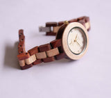 Bobo Bird Ladies Wooden Watch | 30 mm di orologio in quarzo Dual Brown Tones