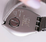 1996 swatch Ironie YGS7000 Space Rider Uhr | Schwarzes Zifferblatt swatch Uhr