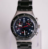 2000 swatch مفارقة Chronograph YCS4015 Mighty Watch Dial Blue Dial