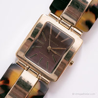 Vintage Leopard Print Uhr für Damen | Anne Klein Designer Uhr
