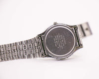 Vintage 1990s Casio Clásico de acero inoxidable reloj para hombres y mujeres