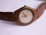 Walnut Wood Wall Wallwatch | Cucol Wooden 44 mm reloj para los hombres