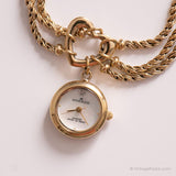 Bracelet de concepteur AK vintage | Anne Klein diamant montre