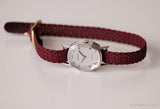 Vintage Adora Quartz montre Pour elle | Numéros romains Sangle rouge montre