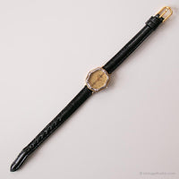 Exquisito vintage reloj para damas | Reloj de pulsera retro de dos tonos