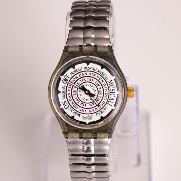 Ancien Swatch La musique SLM104 va montre | 90 Swatch Musical montre