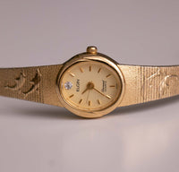 Vintage ▾ Elgin Diamond Quartz orologio per donne | Orologio di gioielli occasionali