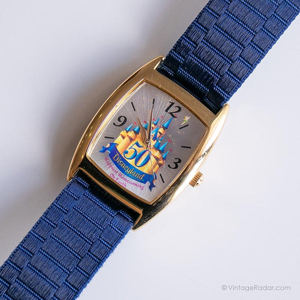 Aniversario Vintage Disneyland reloj | Coleccionable Disney Reloj de pulsera