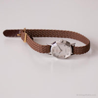 Vintage Tiny Adora reloj para ella | Elegante reloj de pulsera gris dial