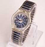 Swatch BLUE SEGMENT GK148 Watch | 1991 Vintage Swatch Gent Originals