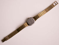 Goldton-Quadrat Elgin Quarz Uhr für Frauen | Jahrgang Elgin Uhr