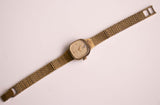 Cuadrado de tono de oro Elgin Cuarzo reloj para mujeres | Antiguo Elgin reloj
