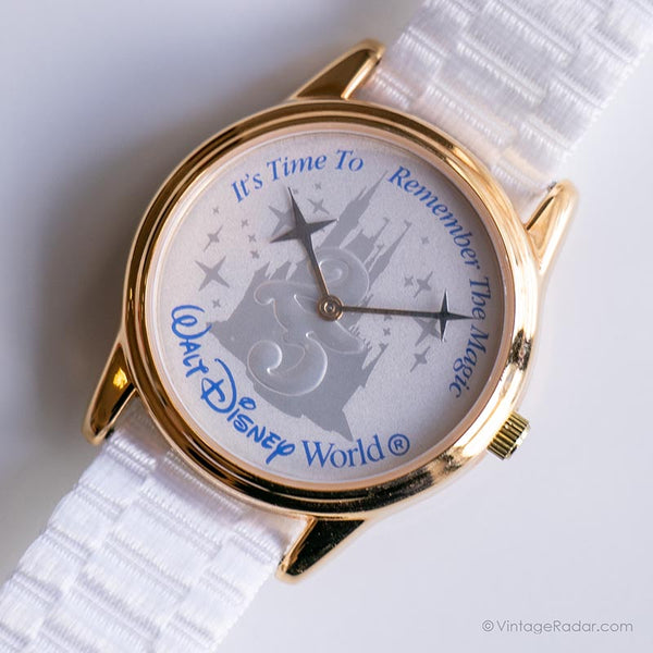 Clásico Disney WRISTWatch de aniversario | Tono dorado Disney reloj