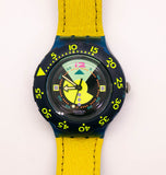 1991 Scuba 200 swatch montre 'Divine' Sdn102 | Scuba vintage des années 90 montre