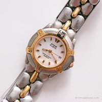 Vintage-Zwei-Ton-Designer Uhr | Anne Klein Quarz Uhr für Damen