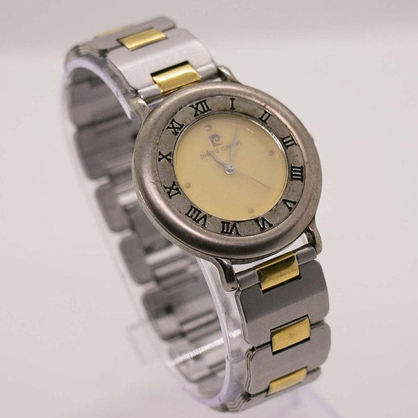 Zwei -Ton -Pierre Cardin Uhr | Vintage French Designer Uhren