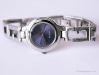 Quadrante blu Guess Orologio da donna | Designer vintage orologio per le donne