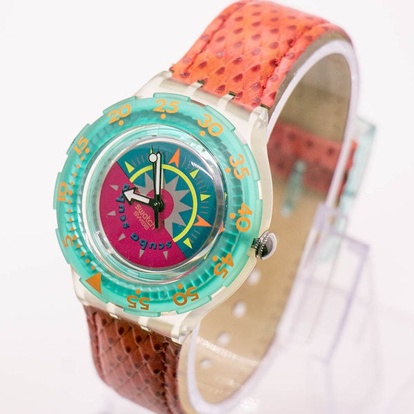 1992 Scuba 200 swatch Uhr SDK111 Tipping Compass | 90er Jahre Swatch Scuba