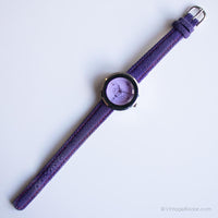 Morado vintage Disney reloj para damas | Cuarzo de Japón de los 90 reloj