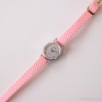Minuscule adora vintage montre Pour elle | Mesdames Pink Strap Wristwatch