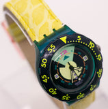 Scuba des années 90 200 swatch Divin sdn102 montre | Suisse rare swatch Montres